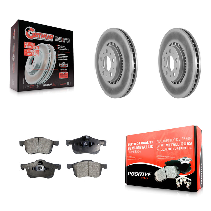 Transit Auto KGF-100247 Disc Brake Kit for 1999-2009 Volvo S60, Volvo V70 and More - Front