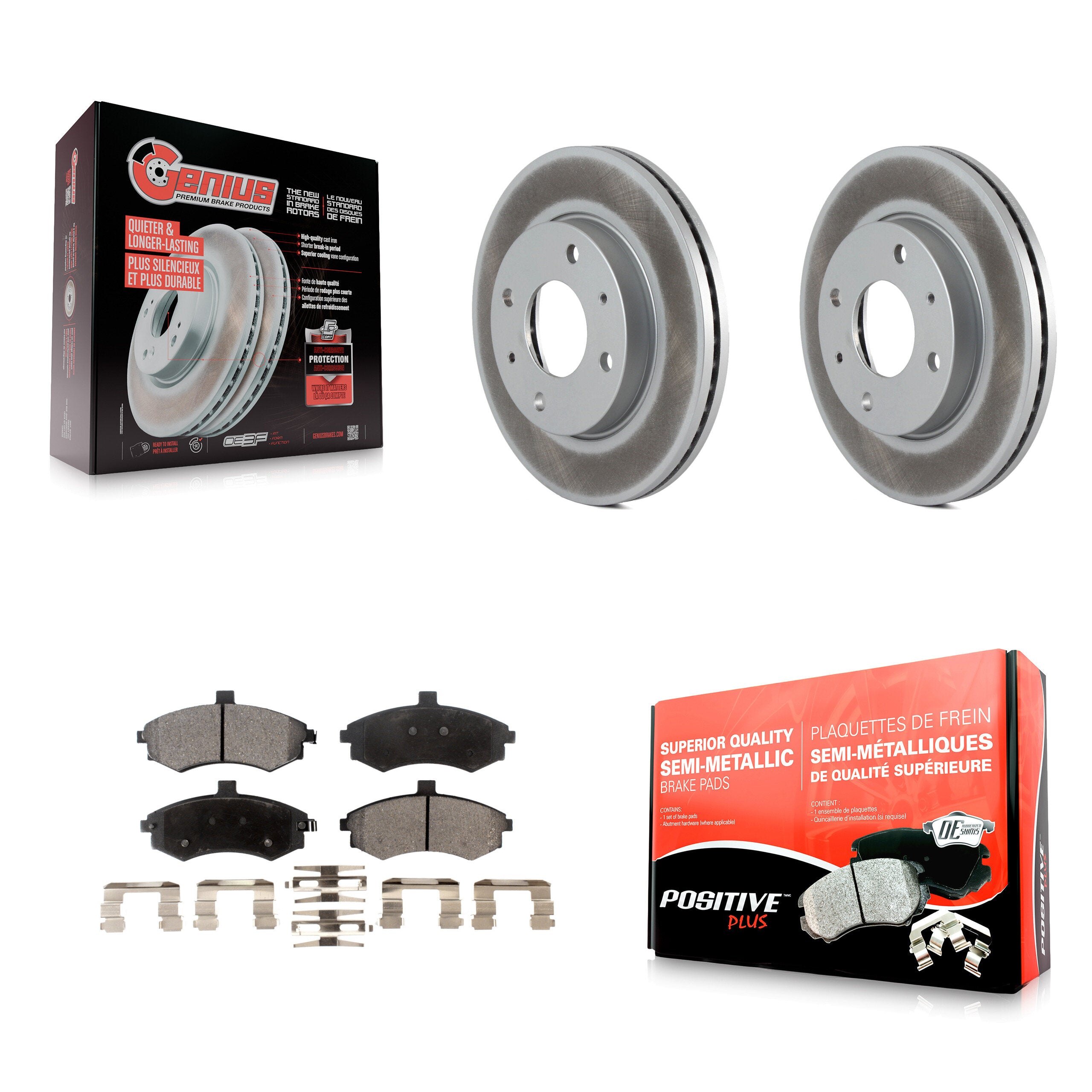 Transit Auto KGF-100269 Disc Brake Kit for 2002-2005 Hyundai Elantra - Front