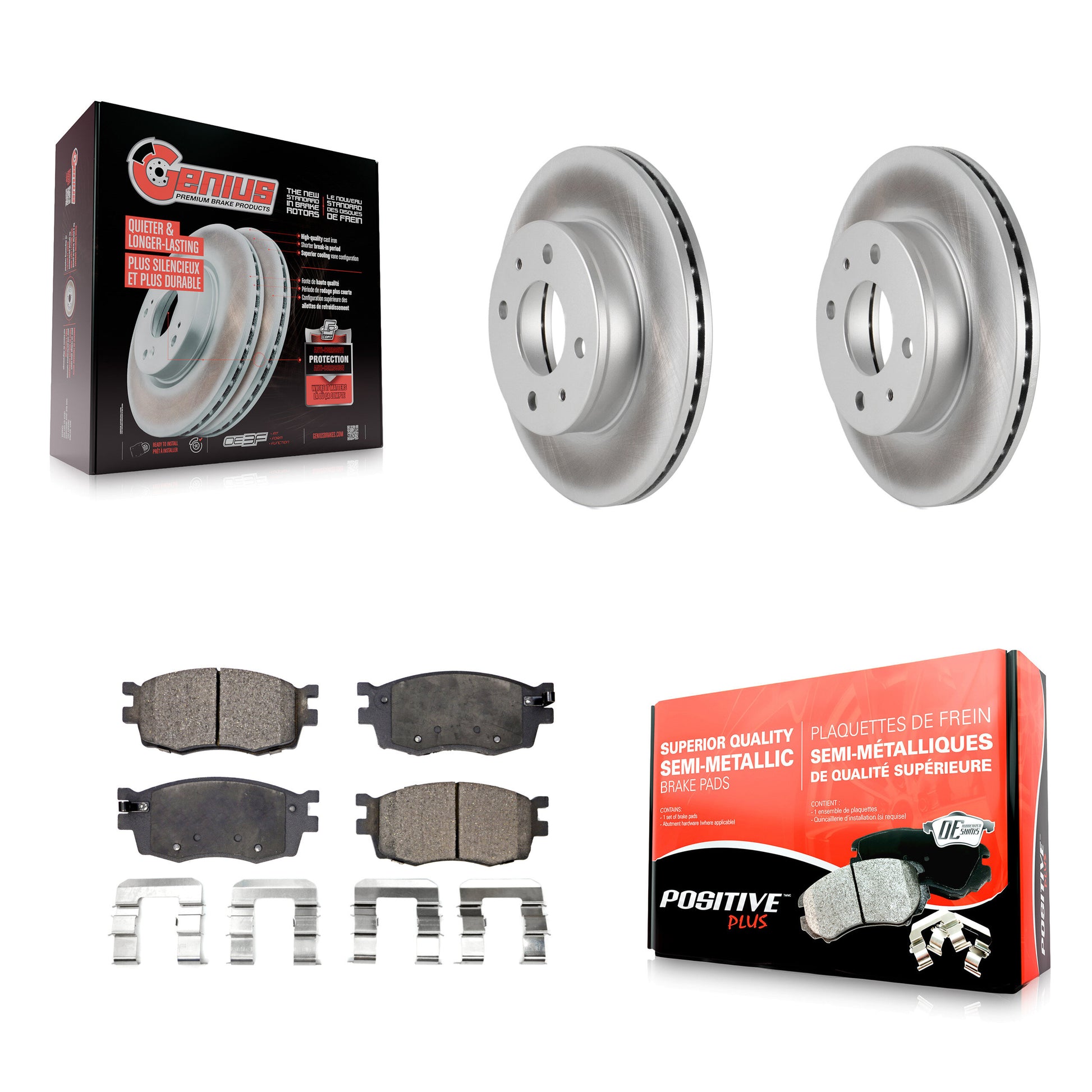 Transit Auto KGF-100282 Disc Brake Kit for 2006 Hyundai Accent - Front
