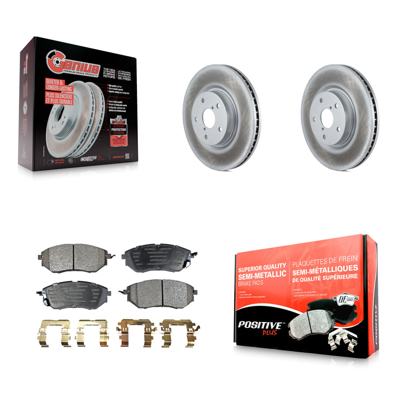 Transit Auto KGF-100317 Disc Brake Kit for 2006-2021 Subaru Legacy, Subaru Outback and More - Front