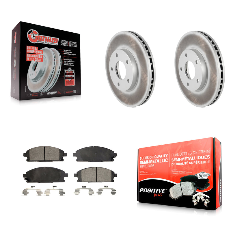 Transit Auto KGF-100323 Disc Brake Kit for 2004-2006 Nissan X-Trail - Front