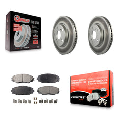 Transit Auto KGF-100352 Disc Brake Kit for 2006-2018 Toyota RAV4, Toyota Prius V and More - Front