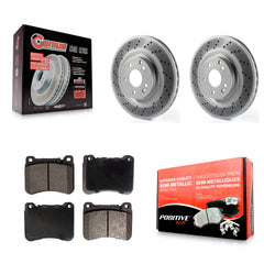 Transit Auto KGF-100361 Disc Brake Kit for 2004-2011 Mercedes-Benz SLK300, Mercedes-Benz CLK350 and More - Front
