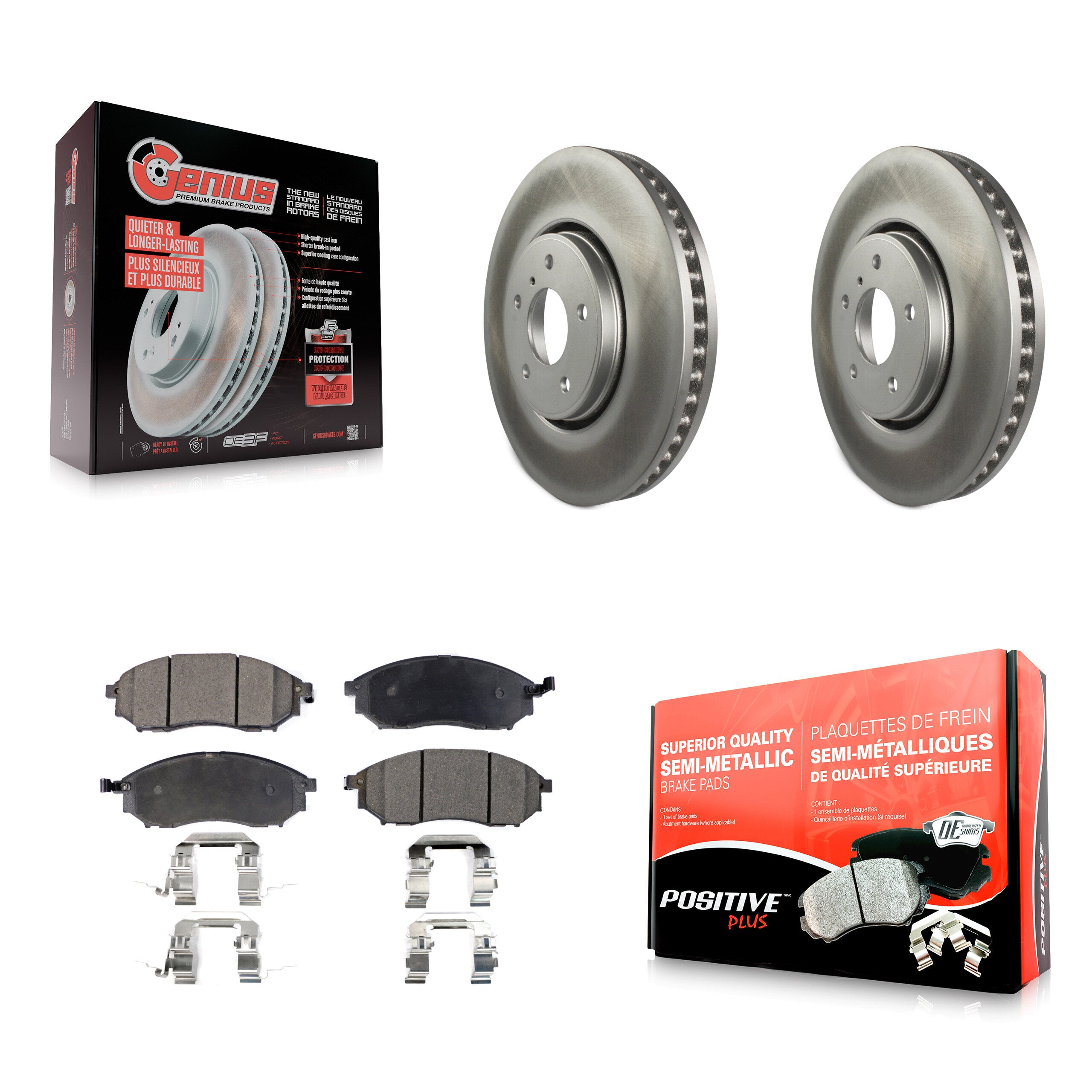 Transit Auto KGF-100378 Disc Brake Kit for 2006-2013 INFINITI FX37, INFINITI FX35, INFINITI FX45 - Front
