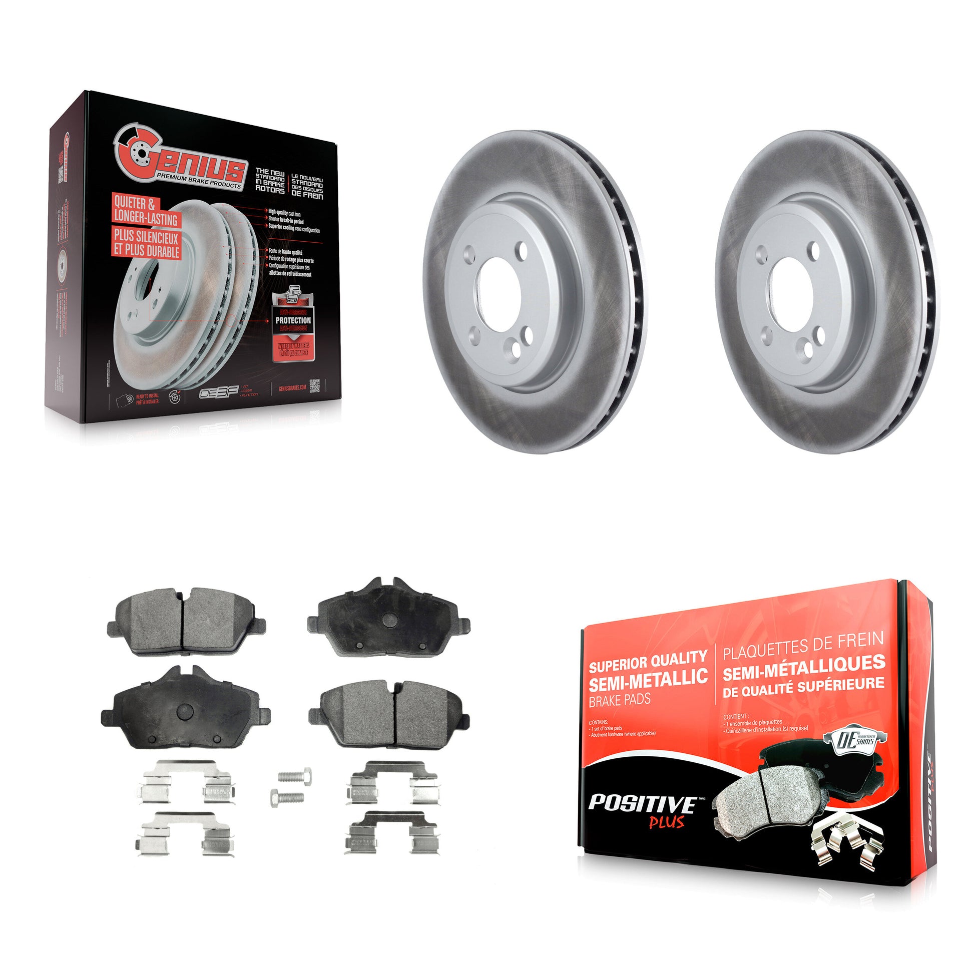 Transit Auto KGF-100387 Disc Brake Kit for 2007-2015 Mini Cooper - Front