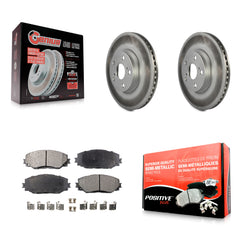 Transit Auto KGF-100390 Disc Brake Kit for 2008-2019 Toyota Corolla, Toyota Matrix and More - Front