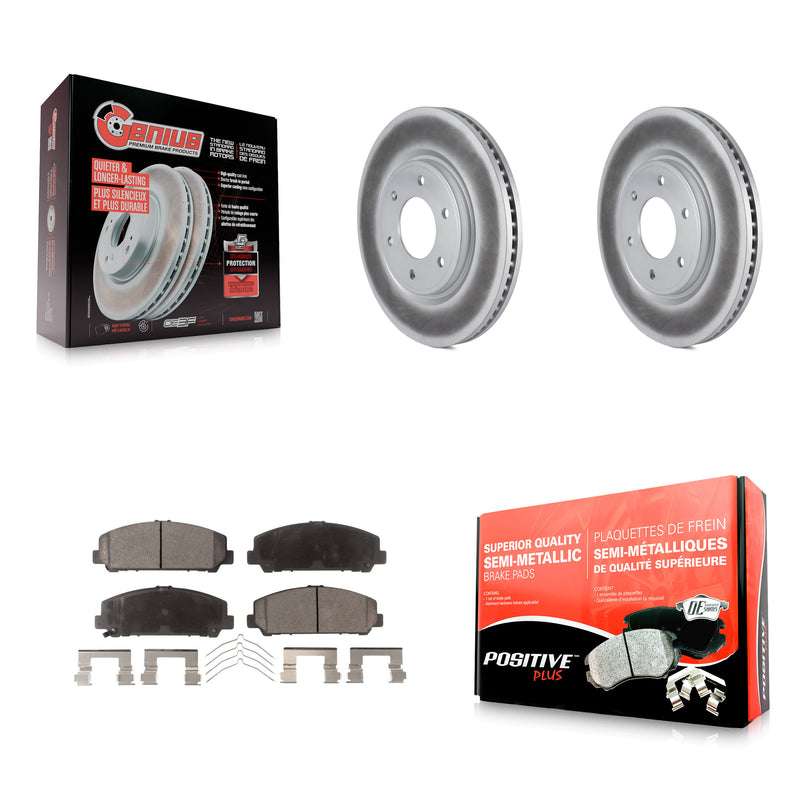 Transit Auto KGF-100391 Disc Brake Kit for 2007-2024 Nissan Armada, Nissan TITAN and More - Front