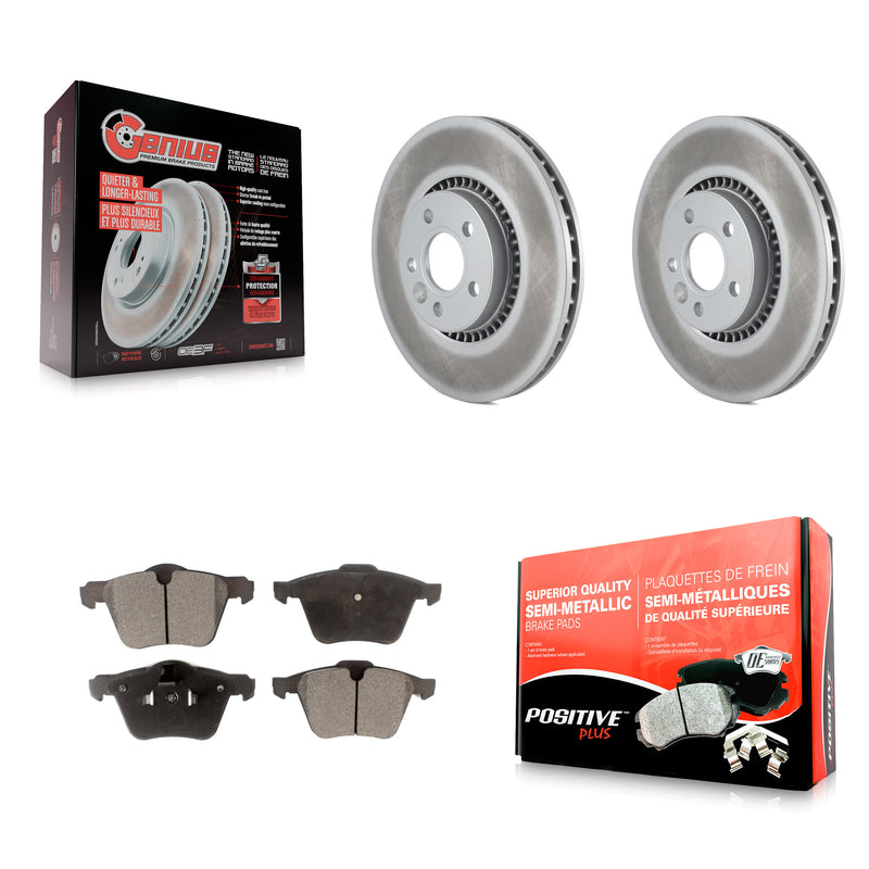 Transit Auto KGF-100396 Disc Brake Kit for 2007-2018 Volvo S60, Volvo V60 and More - Front