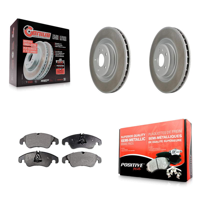 Transit Auto KGF-100411 Disc Brake Kit for 2008-2017 Audi A6, Audi A6 Quattro and More - Front