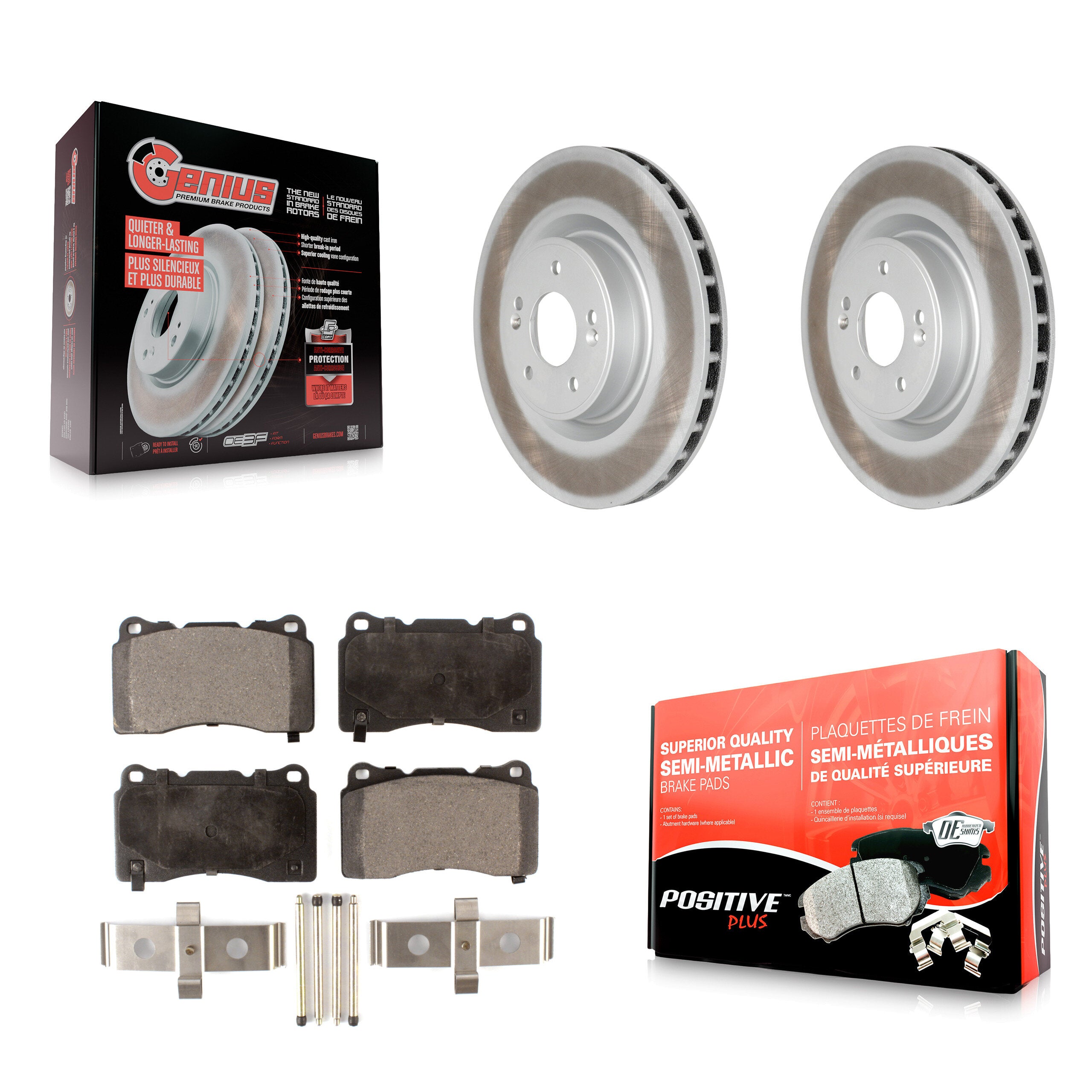 Transit Auto KGF-100428 Disc Brake Kit for 2010-2016 Hyundai Genesis Coupe - Front