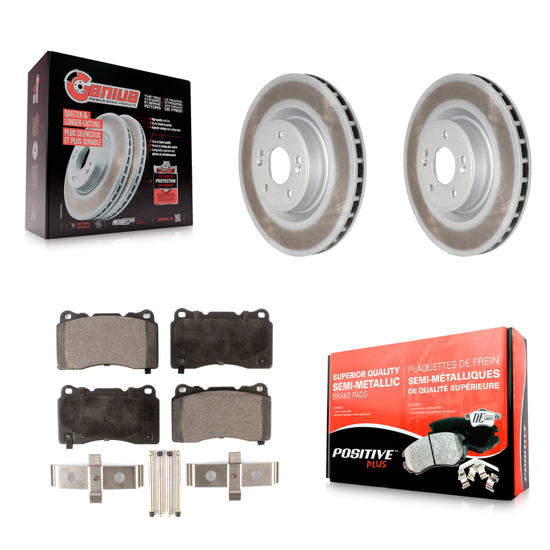 Transit Auto KGF-100428 Disc Brake Kit for 2010-2016 Hyundai Genesis Coupe - Front