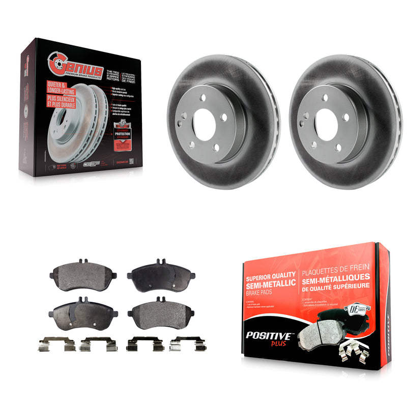 Transit Auto KGF-100433 Disc Brake Kit for 2008-2015 Mercedes-Benz C250, Mercedes-Benz C230, Mercedes-Benz C300 - Front