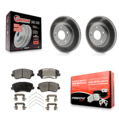 Transit Auto KGF-100448 Disc Brake Kit for 2016-2021 Hyundai Veloster, Hyundai Elantra GT and More - Front
