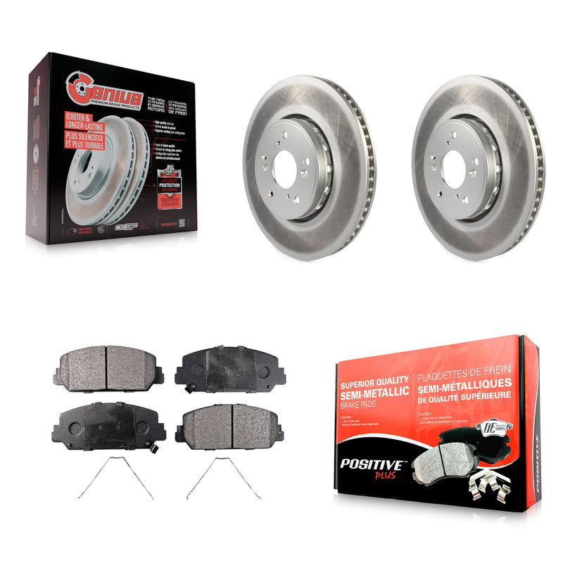 Transit Auto KGF-100480 Disc Brake Kit for 2013-2018 Acura ILX, Acura RDX - Front