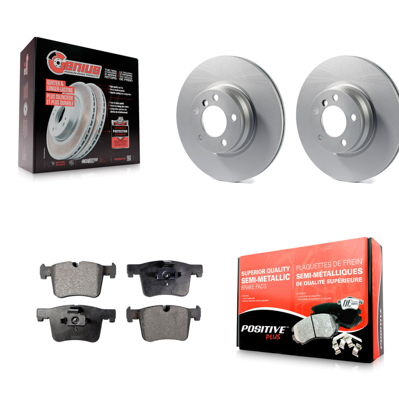 Transit Auto KGF-100491 Disc Brake Kit for 2012-2018 BMW 330e, BMW 328i - Front
