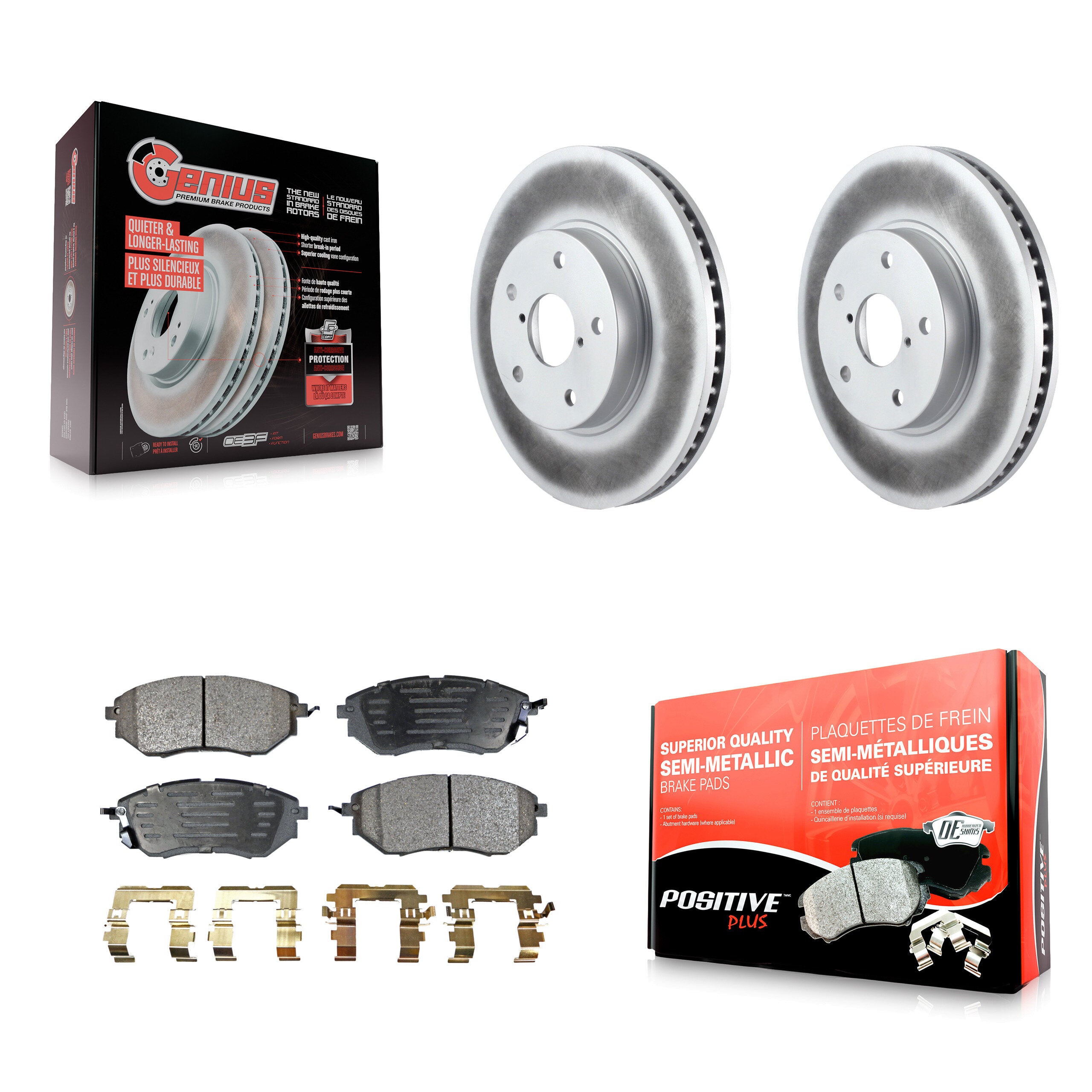 Transit Auto KGF-100508 Disc Brake Kit for 2015 Subaru Legacy - Front