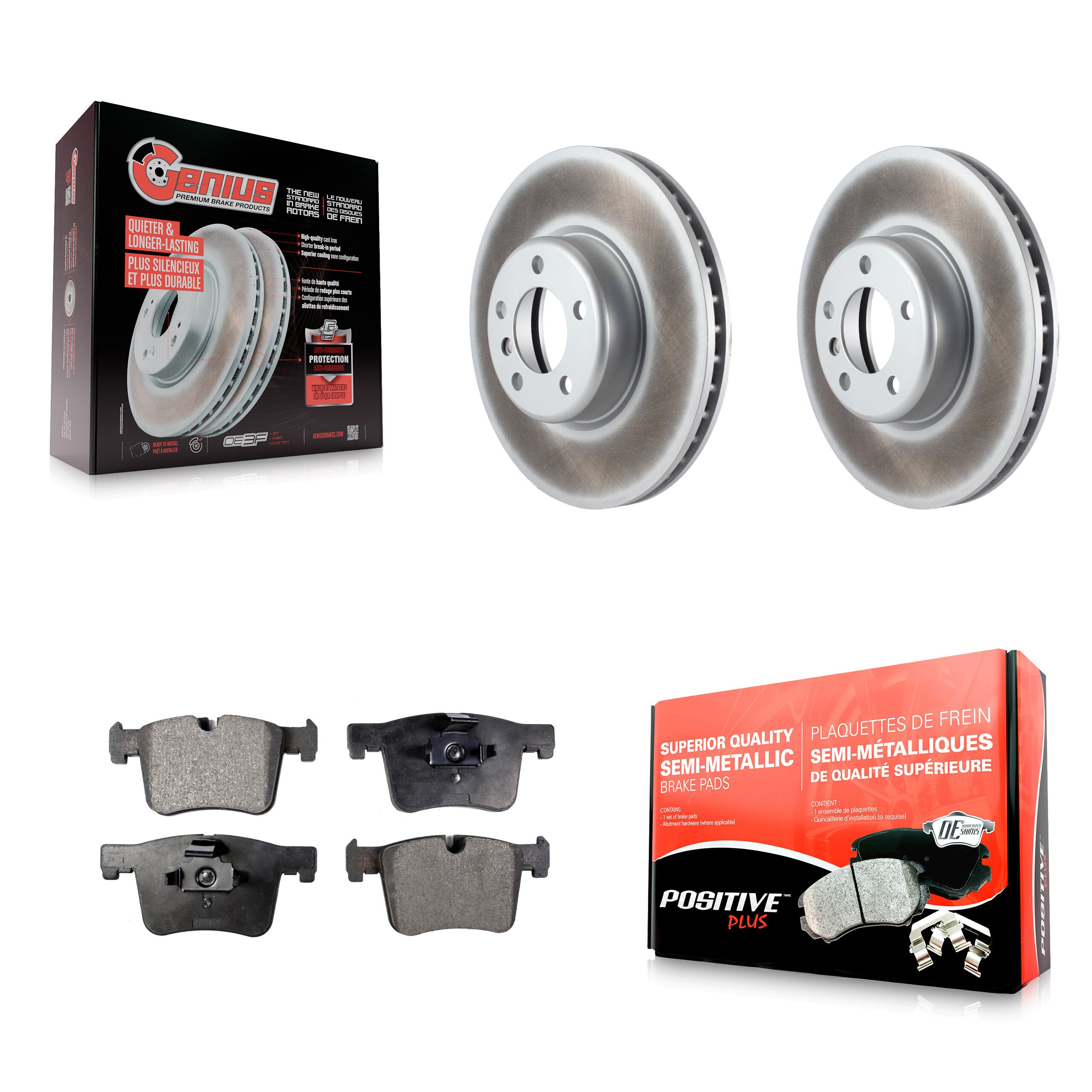 Transit Auto KGF-100518 Disc Brake Kit for 2013-2015 BMW 335i, BMW 335i GT xDrive, BMW 335i xDrive - Front