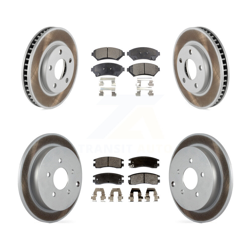 Transit Auto KGF-100546 Disc Brake Kit for 2002-2004 Pontiac Montana - Front and Rear