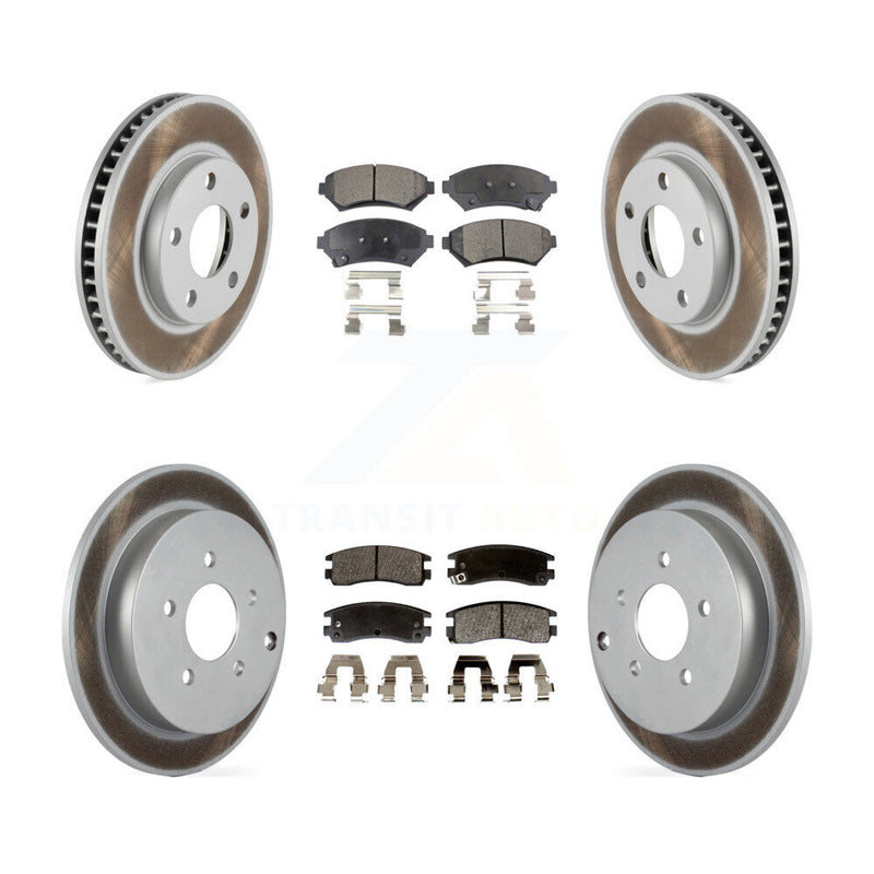 Transit Auto KGF-100546 Disc Brake Kit for 2002-2004 Pontiac Montana - Front and Rear