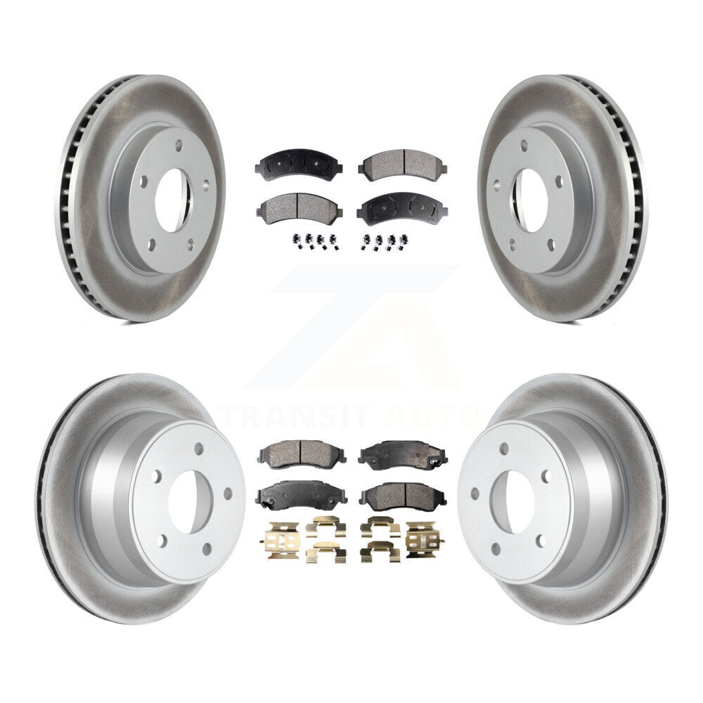 Transit Auto KGF-100550 Disc Brake Kit for 1997-2005 GMC Jimmy, Chevrolet S10 and More - Front and Rear
