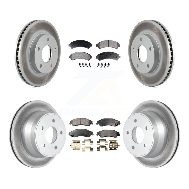 Transit Auto KGF-100550 Disc Brake Kit for 1997-2005 GMC Jimmy, Chevrolet S10 and More - Front and Rear