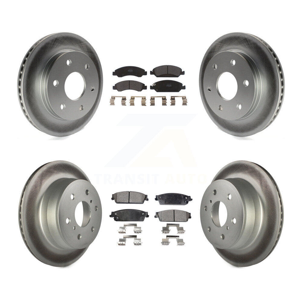 Transit Auto KGF-100551 Disc Brake Kit for 2007 GMC Sierra 1500 - Front and Rear