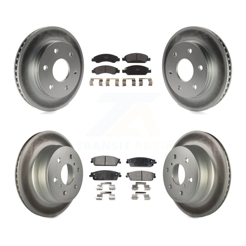 Transit Auto KGF-100551 Disc Brake Kit for 2007 GMC Sierra 1500 - Front and Rear