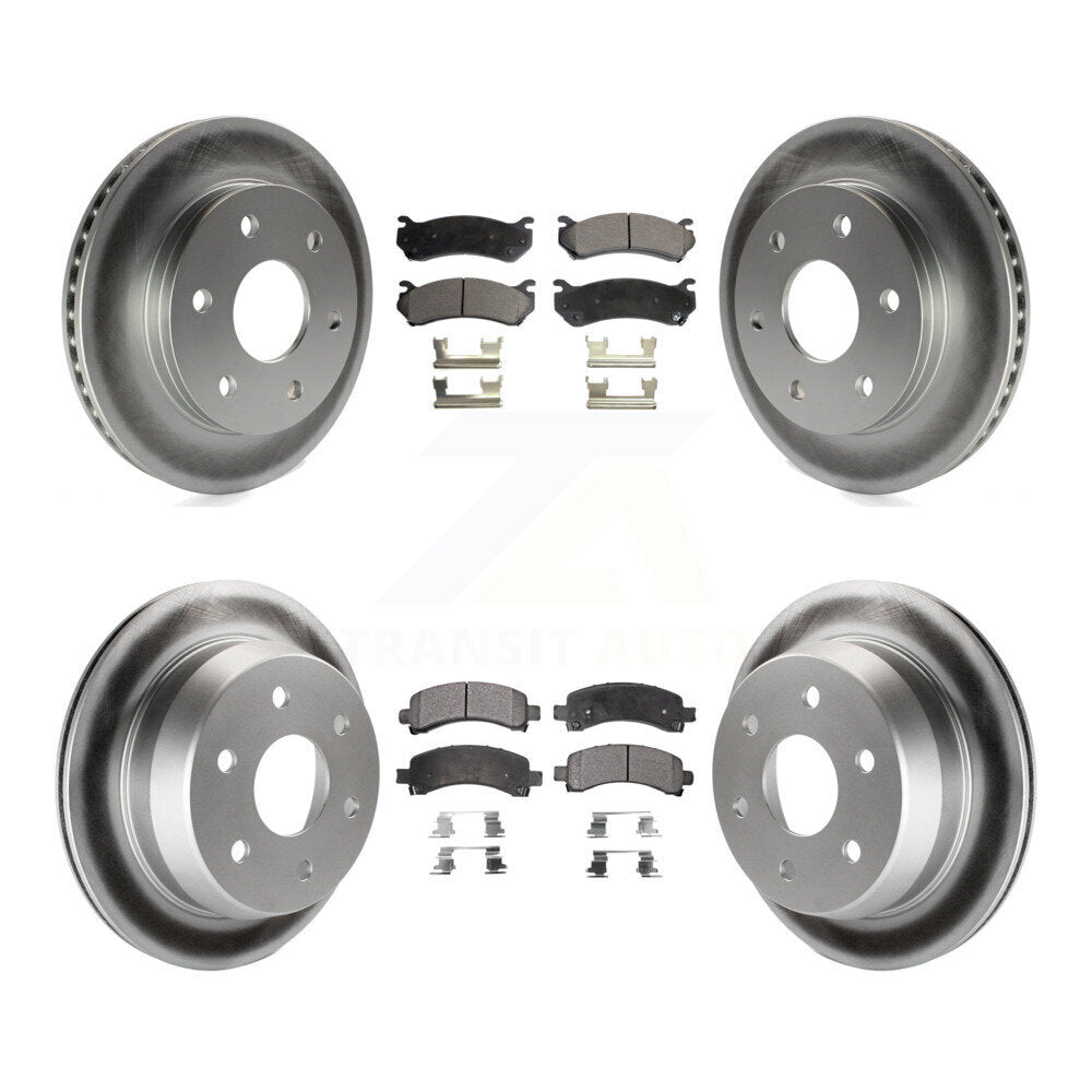 Transit Auto KGF-100556 Disc Brake Kit for 2002 Chevrolet Avalanche 1500 - Front and Rear