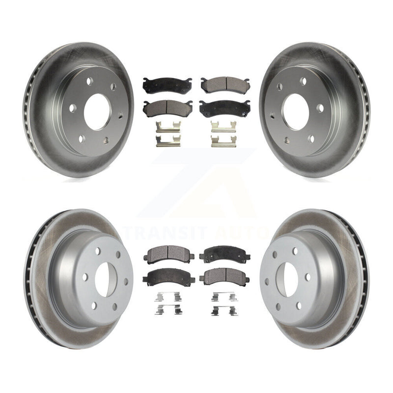 Transit Auto KGF-100559 Disc Brake Kit for 2002-2008 Cadillac Escalade, Chevrolet Avalanche 1500 and More - Front and Rear