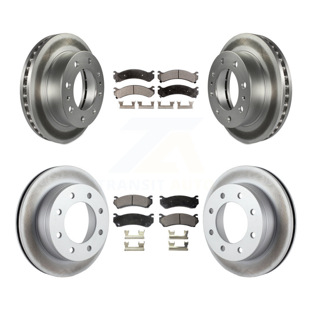 Transit Auto KGF-100564 Disc Brake Kit for 1999-2009 Chevrolet Silverado 1500 HD Classic, Chevrolet Suburban 2500 and More - Front and Rear