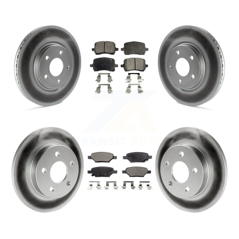 Transit Auto KGF-100577 Disc Brake Kit for 2004-2010 Chevrolet HHR, Pontiac G5 and More - Front and Rear