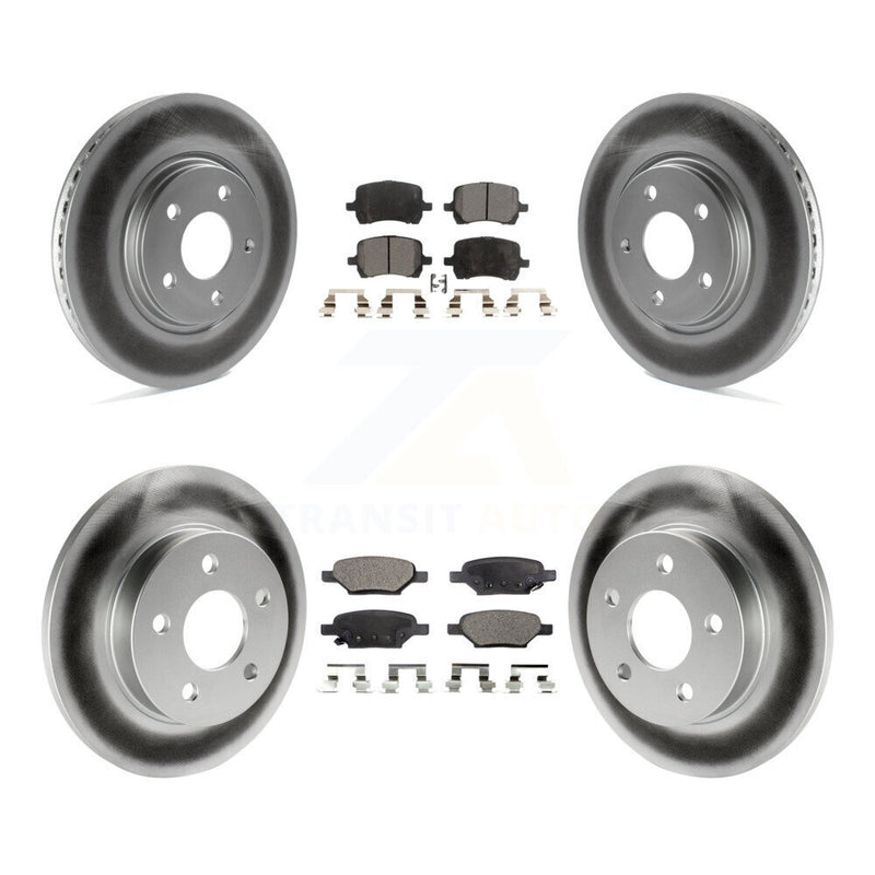 Transit Auto KGF-100578 Disc Brake Kit for 2004-2012 Chevrolet Malibu, Pontiac G5 and More - Front and Rear