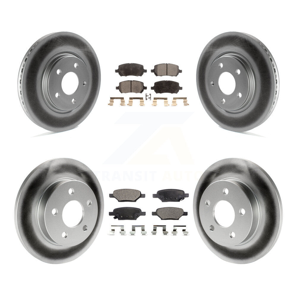 Transit Auto KGF-100579 Disc Brake Kit for 2010 Pontiac G5 - Front and Rear