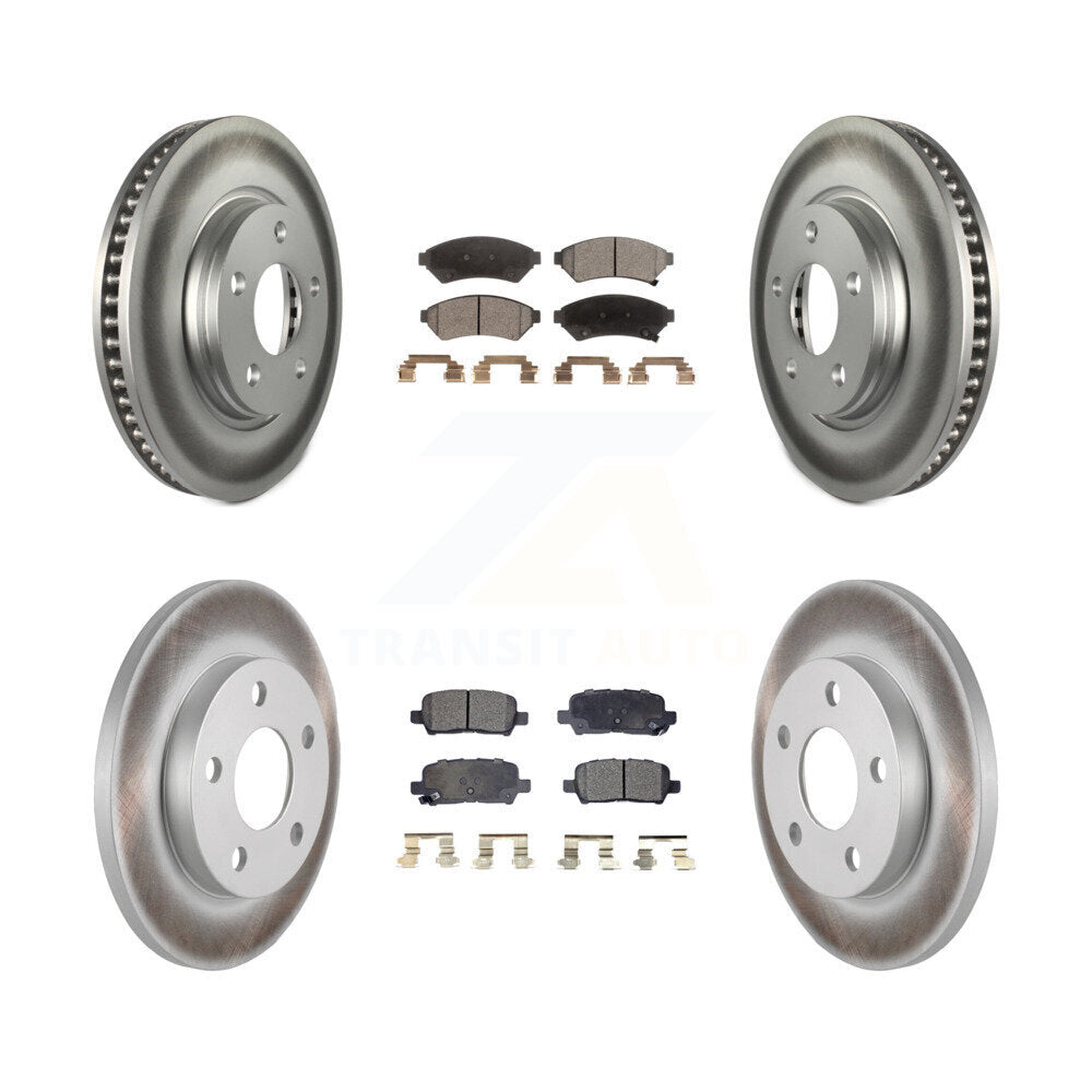 Transit Auto KGF-100581 Disc Brake Kit for 2004-2009 Buick Allure, Buick LaCrosse, Pontiac Grand Prix - Front and Rear