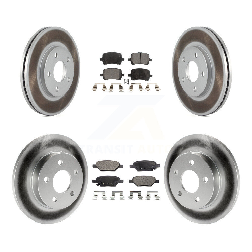Transit Auto KGF-100583 Disc Brake Kit for 2004-2008 Chevrolet Malibu, Pontiac G6 - Front and Rear