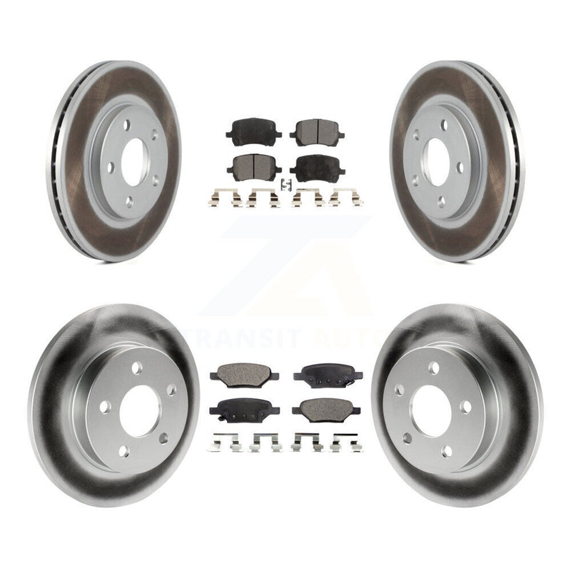 Transit Auto KGF-100583 Disc Brake Kit for 2004-2008 Chevrolet Malibu, Pontiac G6 - Front and Rear