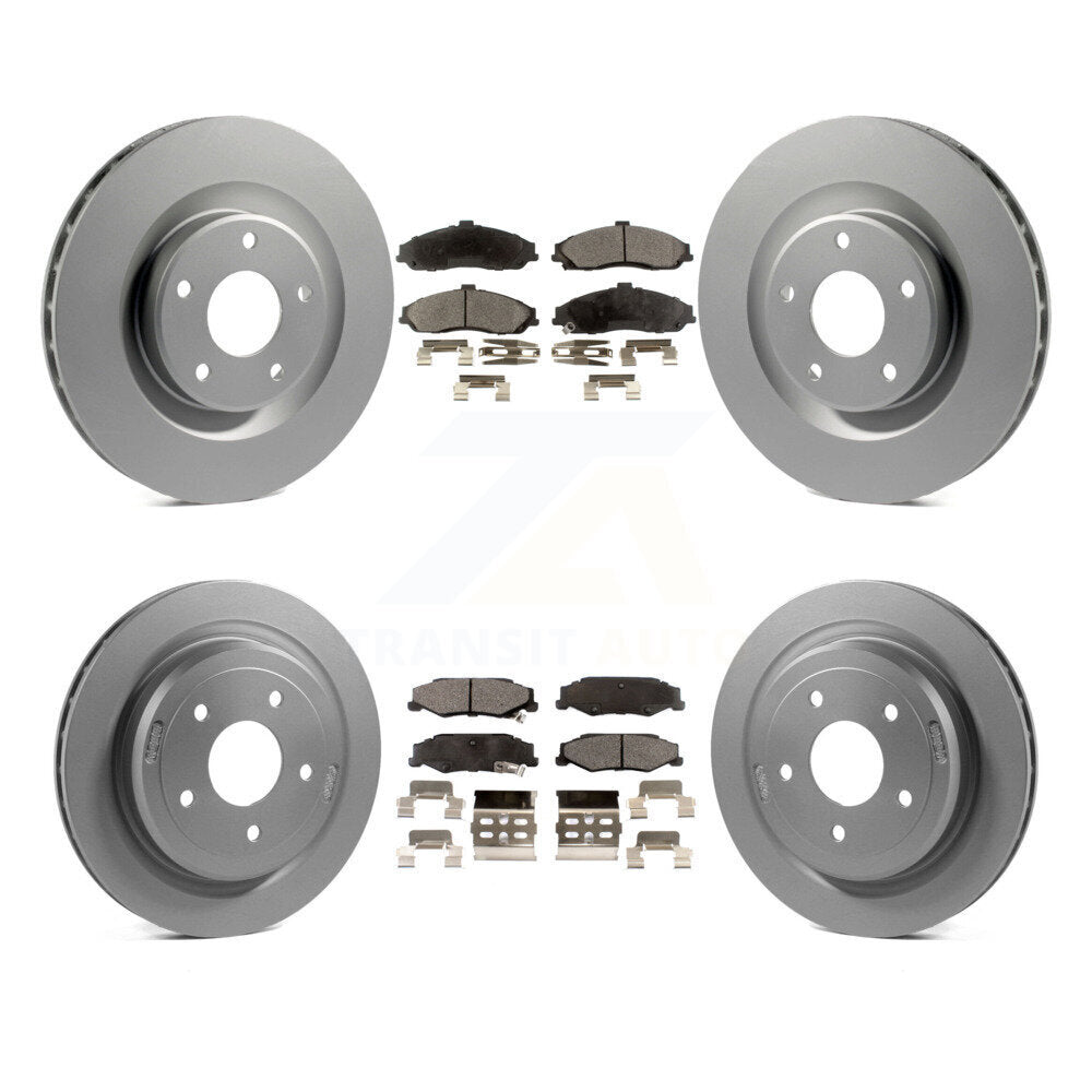 Transit Auto KGF-100584 Disc Brake Kit for 2004-2013 Chevrolet Corvette, Cadillac XLR - Front and Rear