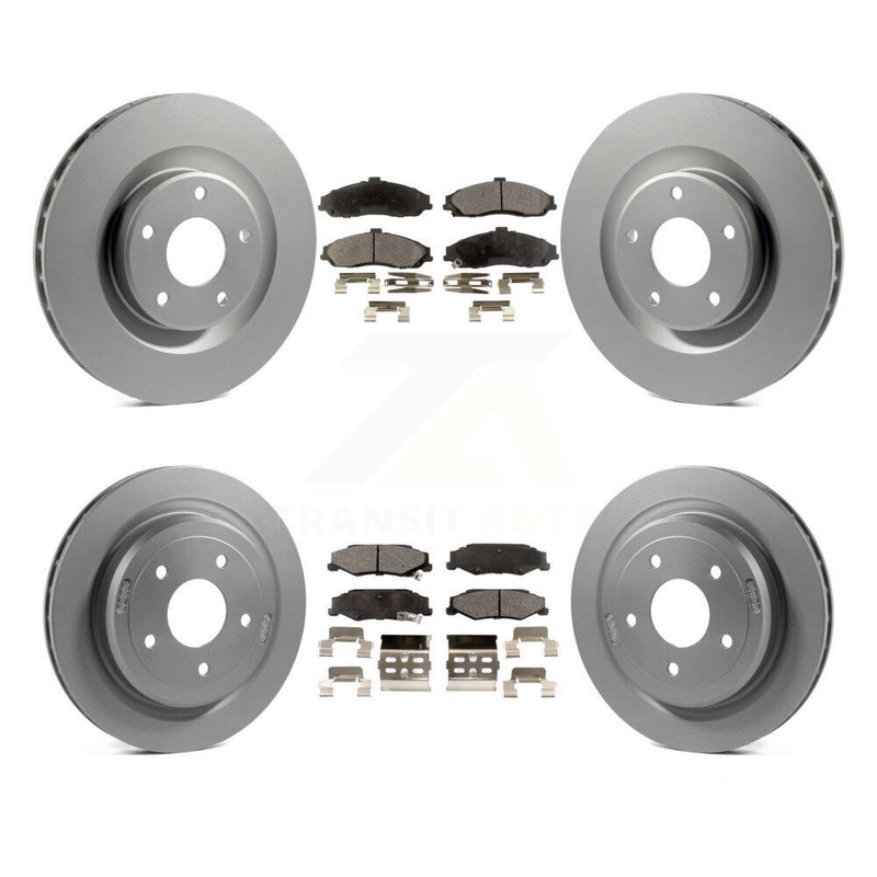 Transit Auto KGF-100584 Disc Brake Kit for 2004-2013 Chevrolet Corvette, Cadillac XLR - Front and Rear