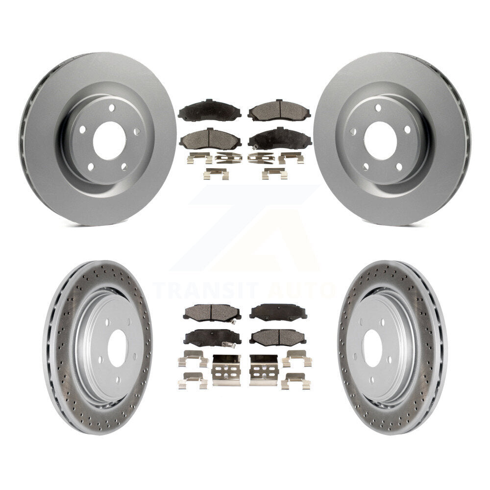 Transit Auto KGF-100585 Disc Brake Kit for 2006-2008 Cadillac XLR - Front and Rear