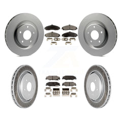 Transit Auto KGF-100585 Disc Brake Kit for 2006-2008 Cadillac XLR - Front and Rear