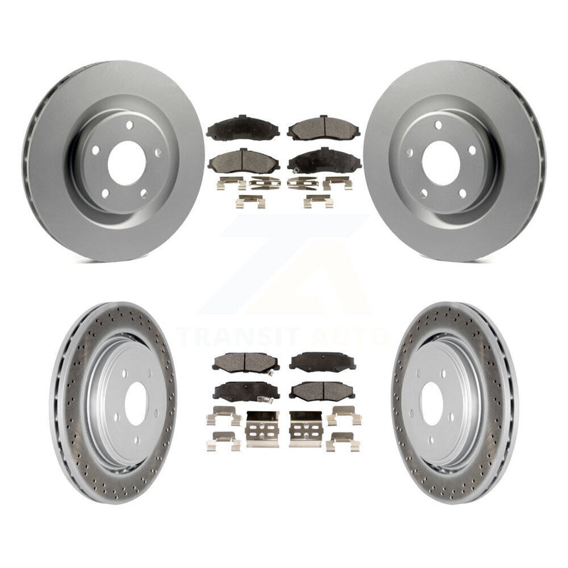 Transit Auto KGF-100585 Disc Brake Kit for 2006-2008 Cadillac XLR - Front and Rear