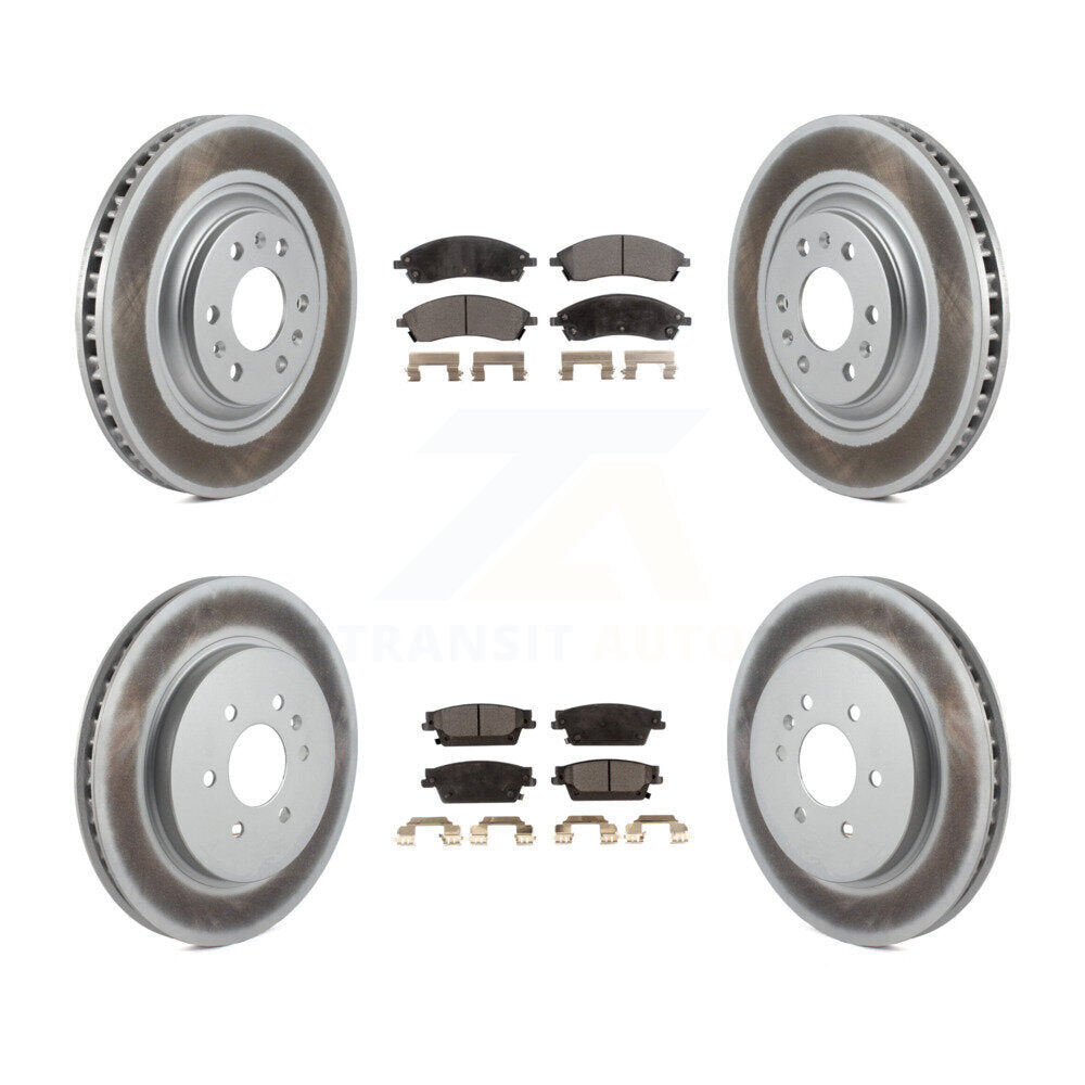 Transit Auto KGF-100586 Disc Brake Kit for 2004-2009 Cadillac SRX - Front and Rear