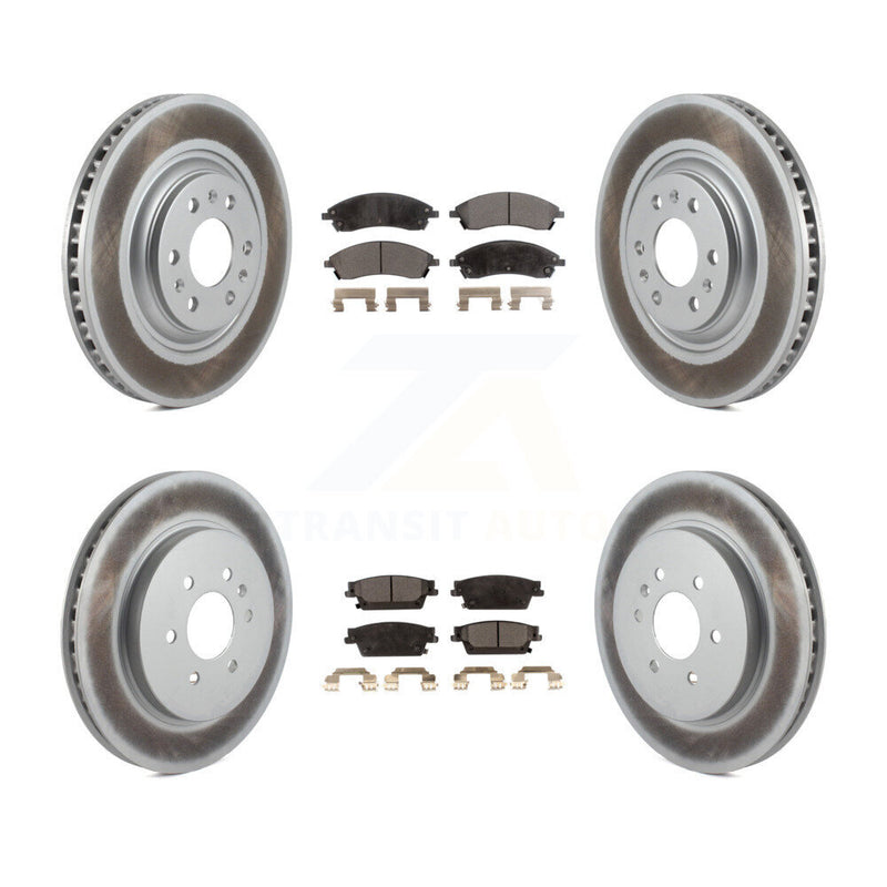 Transit Auto KGF-100586 Disc Brake Kit for 2004-2009 Cadillac SRX - Front and Rear