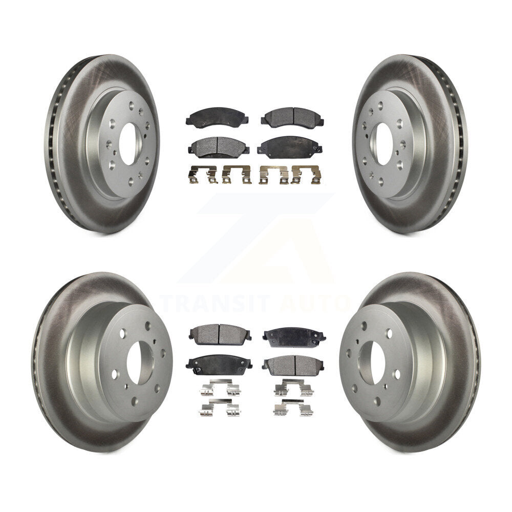 Transit Auto KGF-100587 Disc Brake Kit for 2007 Cadillac Escalade, Cadillac Escalade ESV and More - Front and Rear