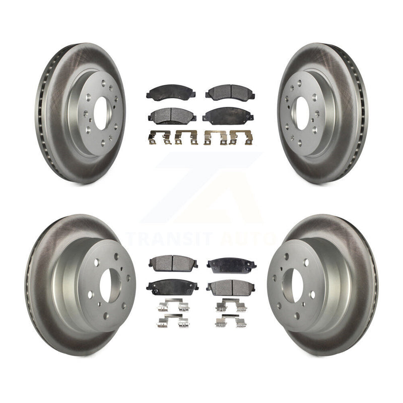 Transit Auto KGF-100587 Disc Brake Kit for 2007 Cadillac Escalade, Cadillac Escalade ESV and More - Front and Rear