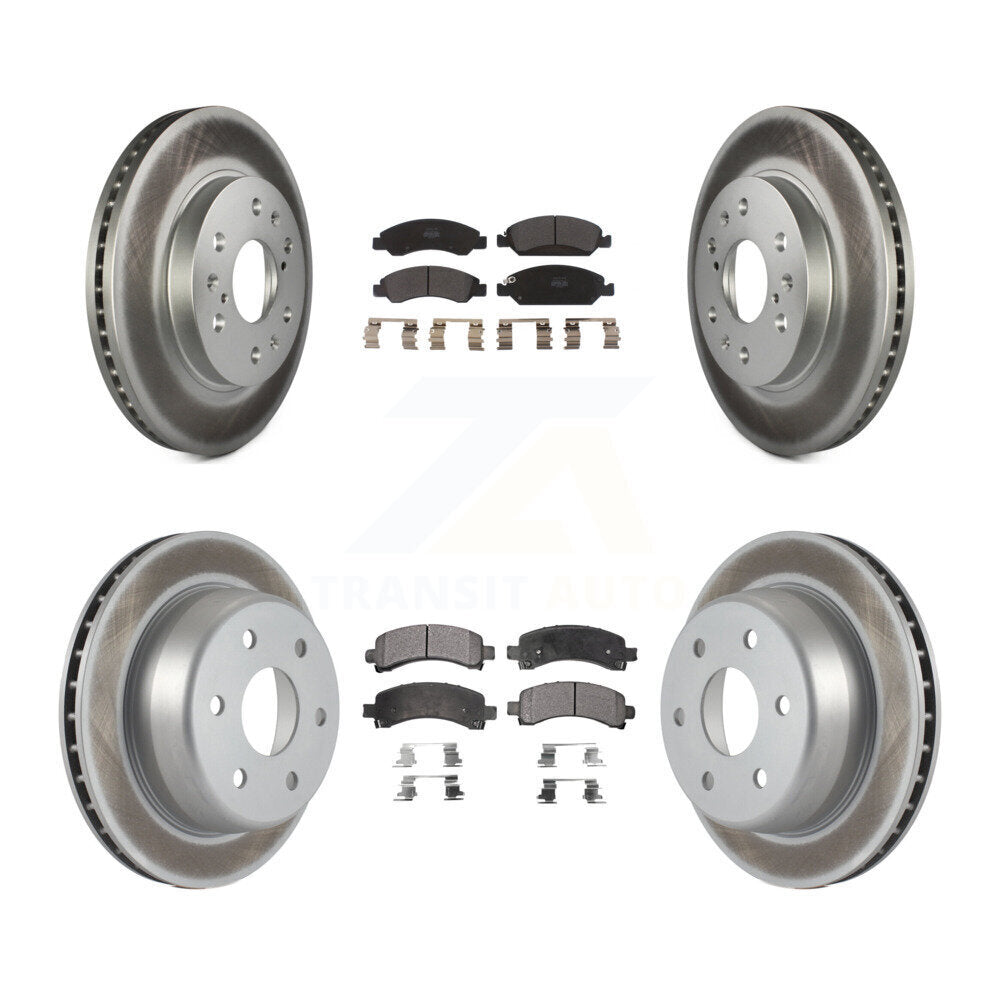 Transit Auto KGF-100590 Disc Brake Kit for 2009-2014 Chevrolet Express 1500, GMC Savana 1500 - Front and Rear