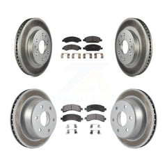 Transit Auto KGF-100590 Disc Brake Kit for 2009-2014 Chevrolet Express 1500, GMC Savana 1500 - Front and Rear