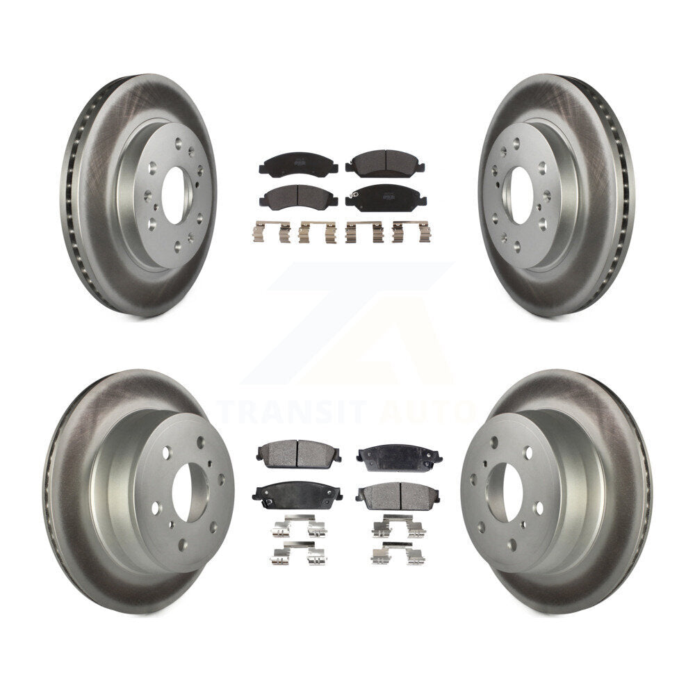 Transit Auto KGF-100591 Disc Brake Kit for 2008-2014 Chevrolet Silverado 1500, Chevrolet Tahoe and More - Front and Rear