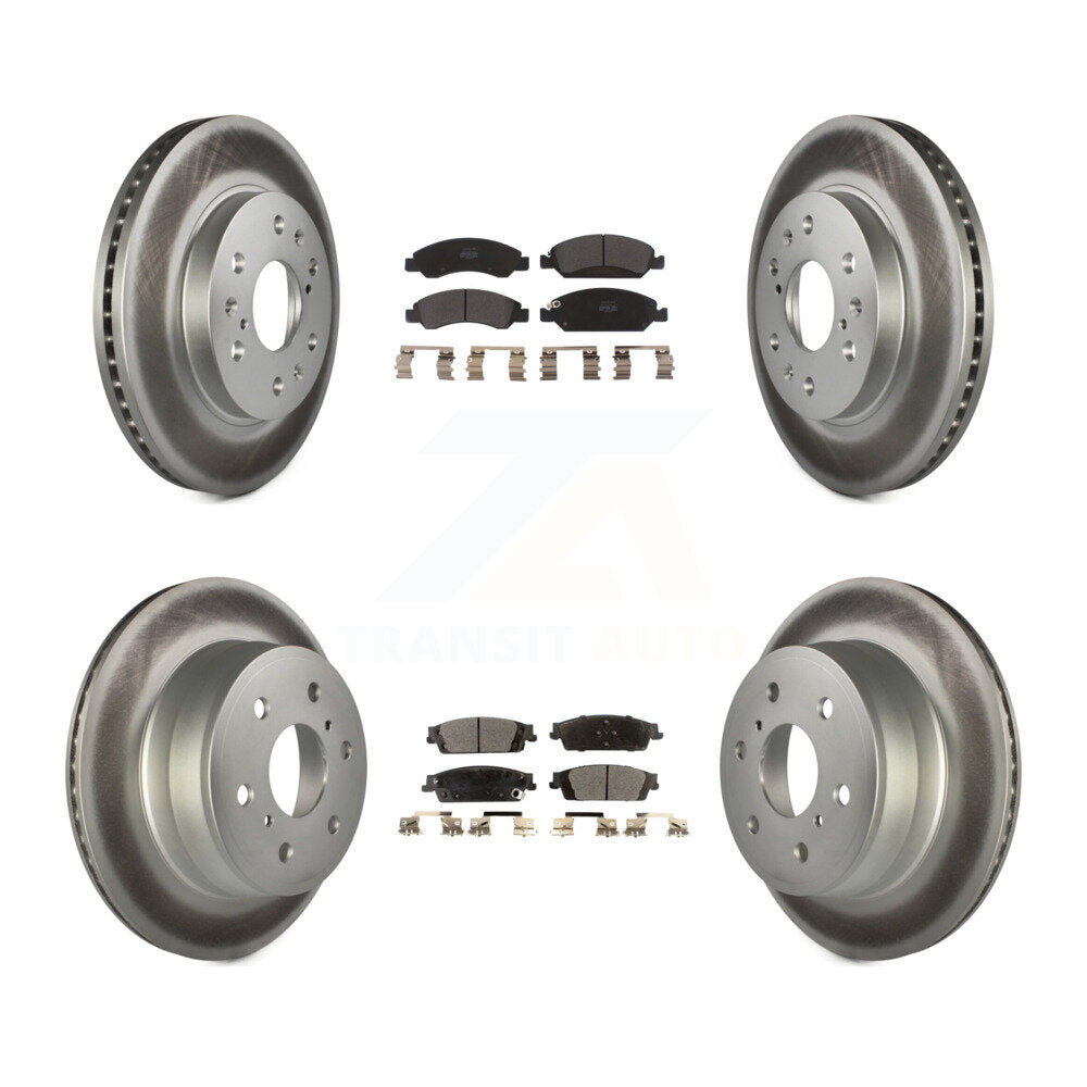 Transit Auto KGF-100592 Disc Brake Kit for 2014-2020 Chevrolet Suburban, Cadillac Escalade and More - Front and Rear