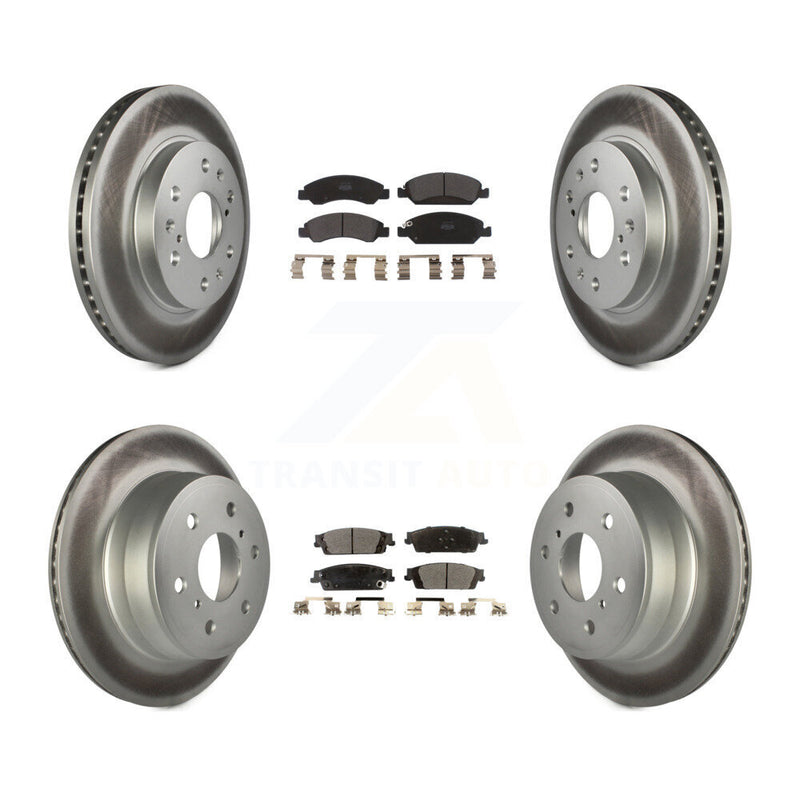 Transit Auto KGF-100592 Disc Brake Kit for 2014-2020 Chevrolet Suburban, Cadillac Escalade and More - Front and Rear
